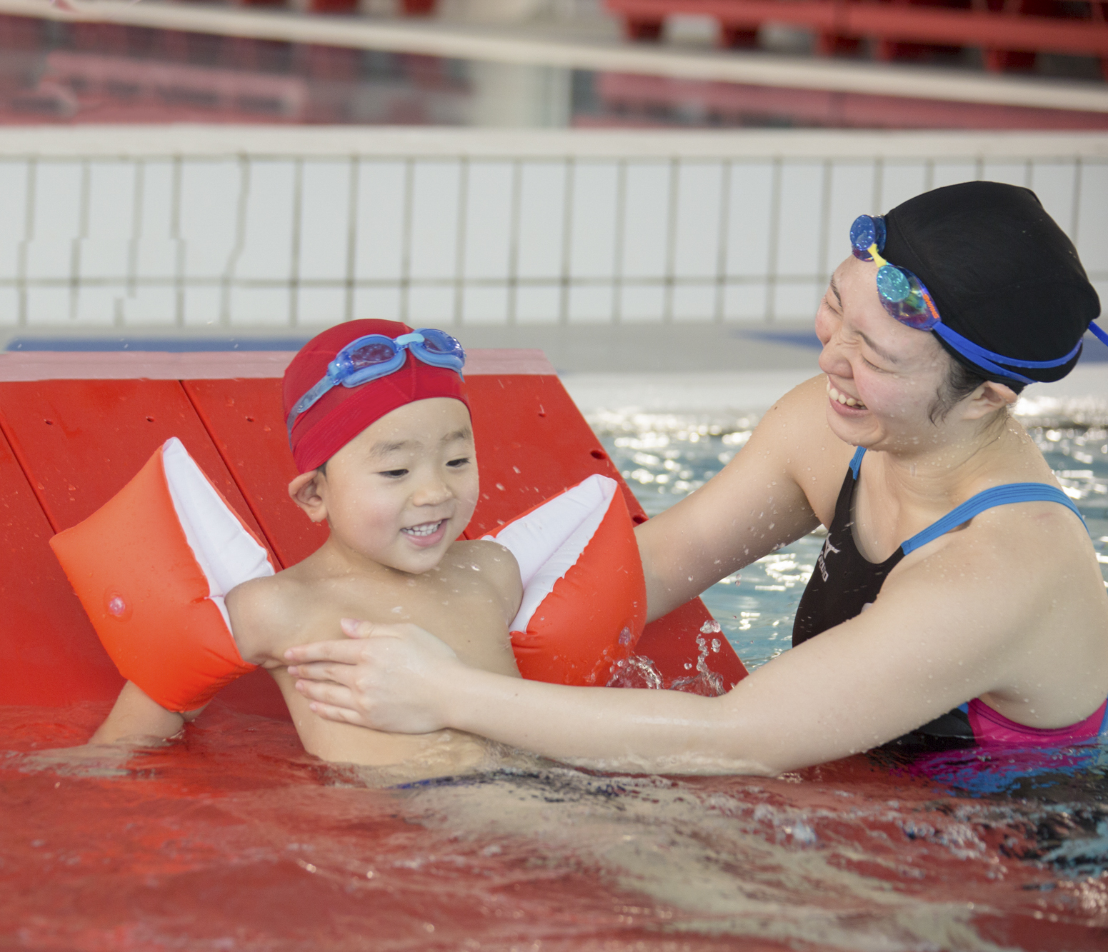 ベビー親子コースの様子